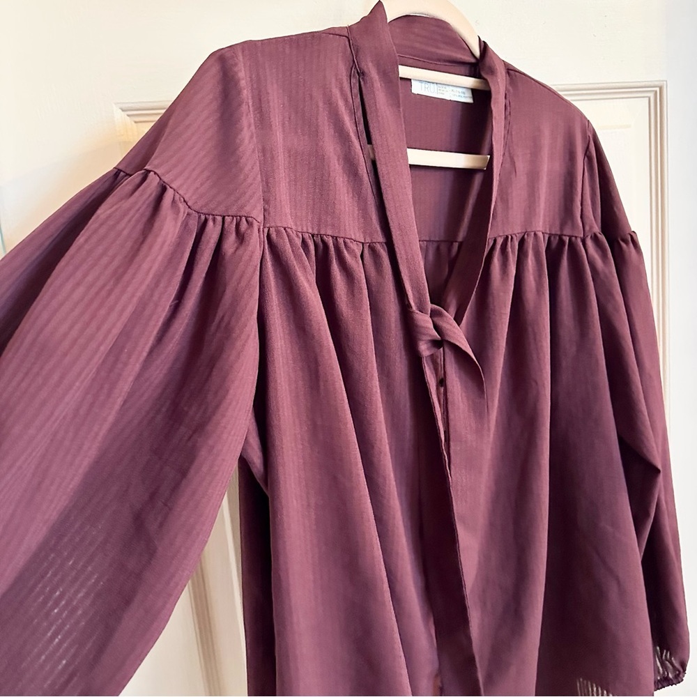 $5 SALE Purple time and tru peasant top - Picture 2 of 4